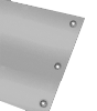 Baugerüstbanner mit Ösen im Abstand von 50 cm links und rechts